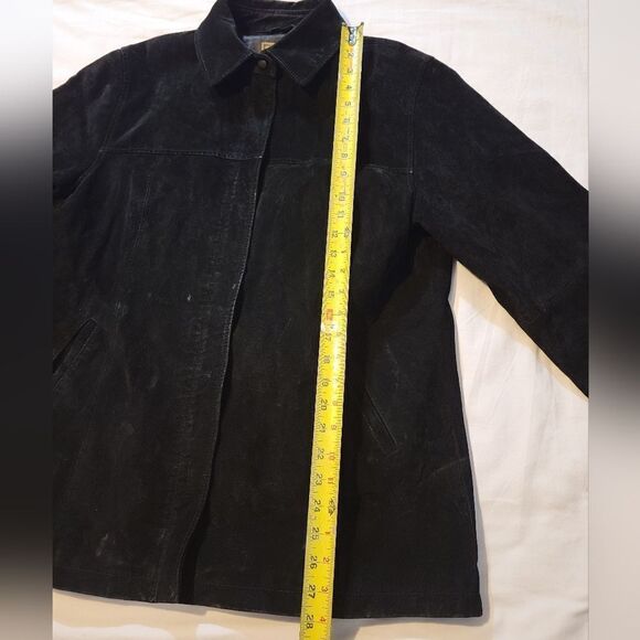 A.M.I 100% leather jacket women's large - Picture 6 of 8